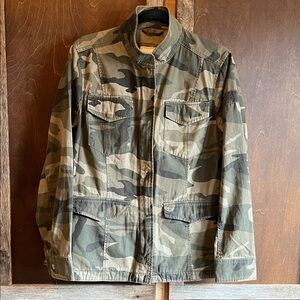Abercrombie & Fitch Camouflage Military Jacket